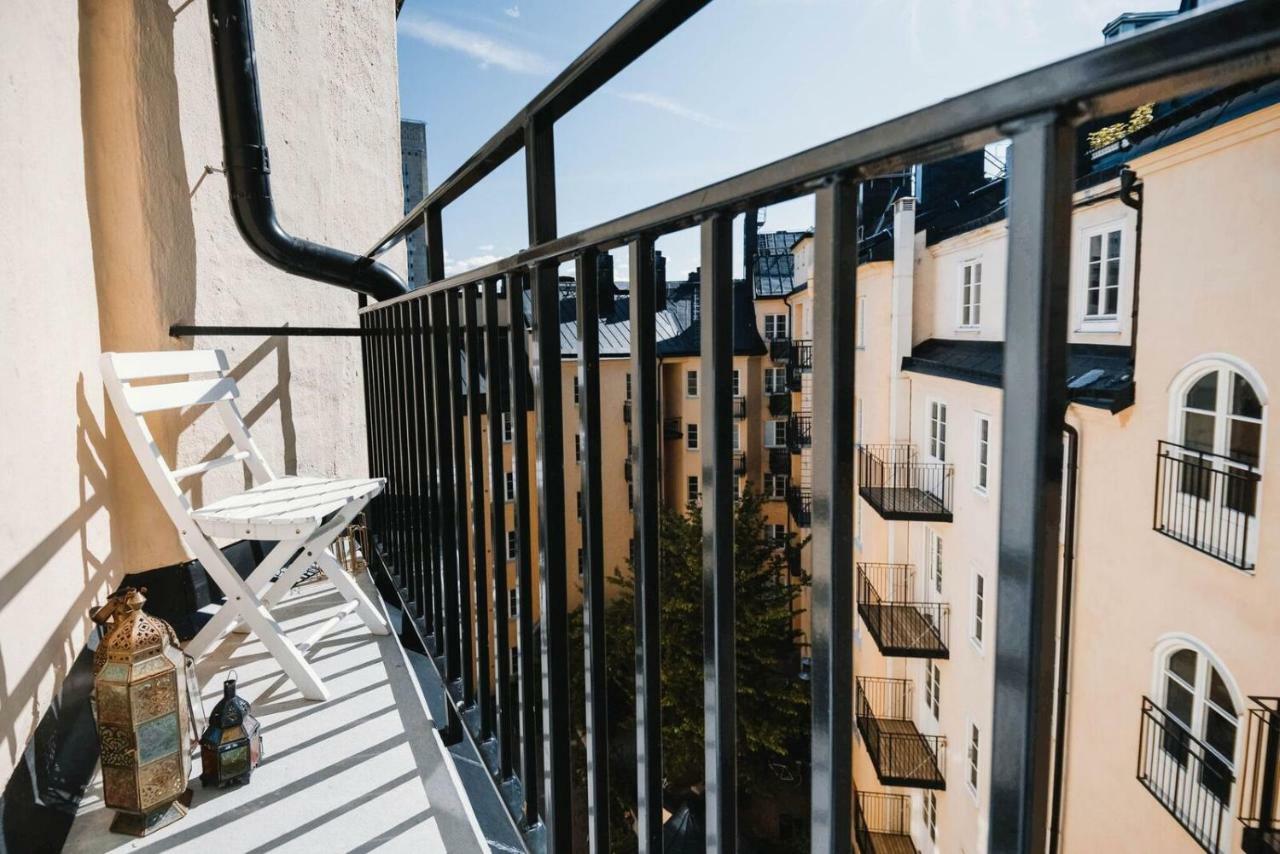 Cosy Apartment On Top Floor With Balcony Stockholm Exteriör bild